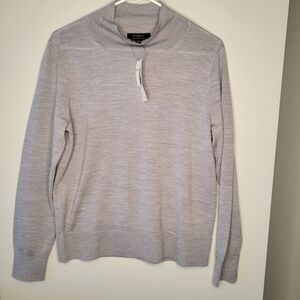 Banana Republic Light Gray Turtleneck Sweater
